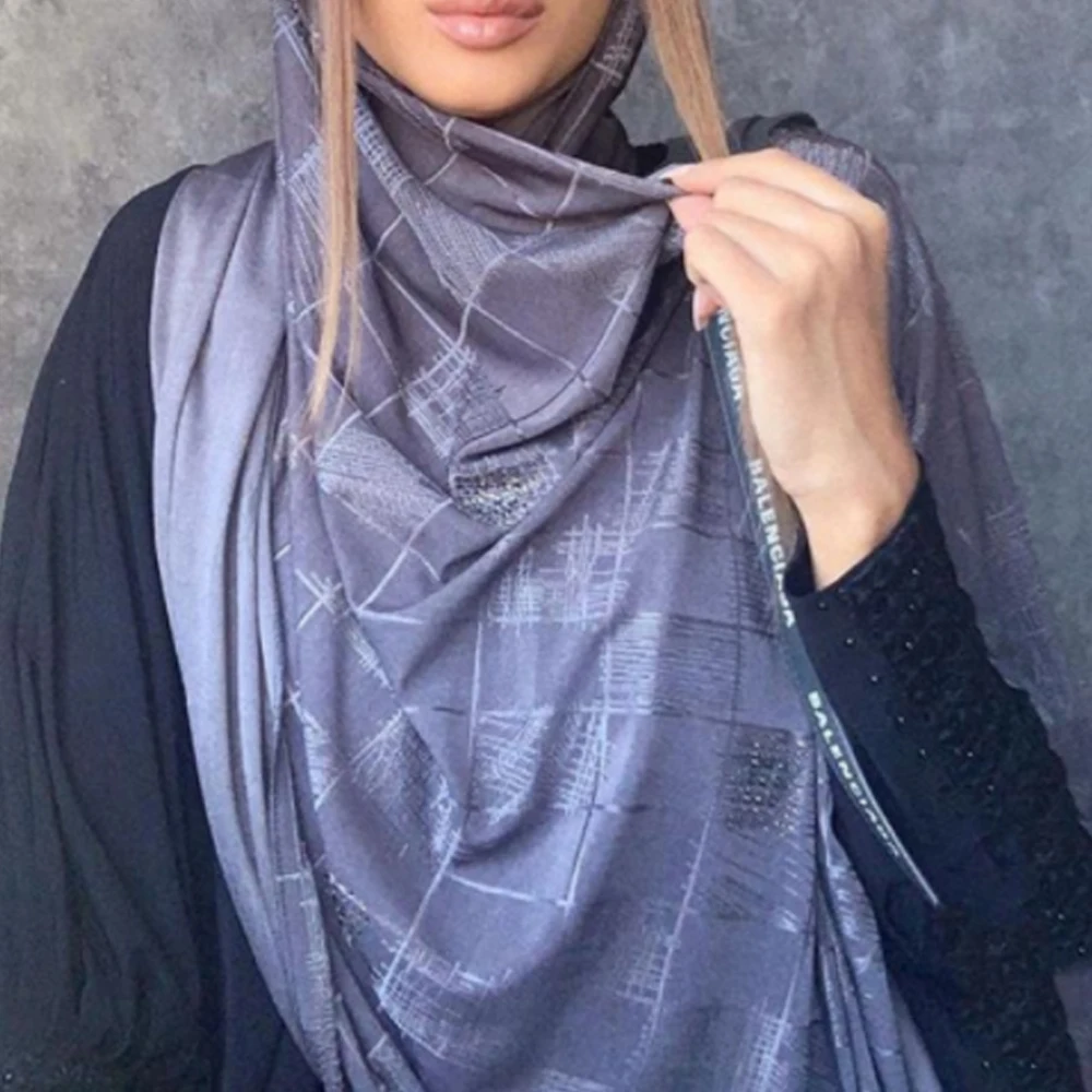 Hijab scarfs 2021 muslim wholesale Cheap price new knurling jersey for ladies