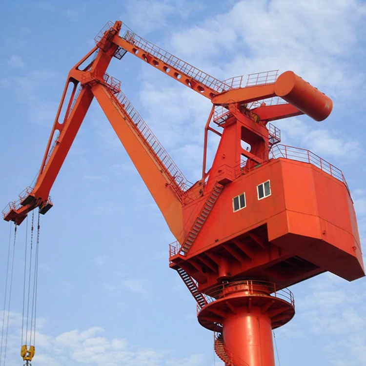 China professional supplier 60ton portal crane 80 ton 120 ton dock pedestal harbour crane for sale