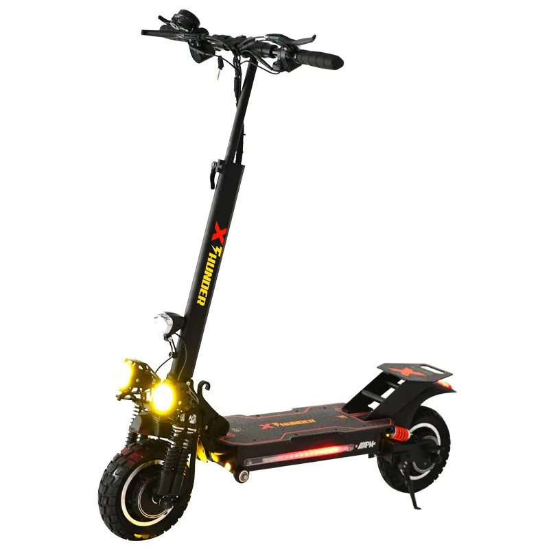 1200W 48V Powerful Adult Electric Scooter 11 InchAll Terrain Mountain scooters Speed 32MPH Foldable city scooter electric