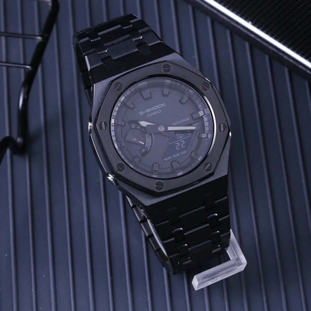 Комплект мод GA2100 Casioak из нержавеющей