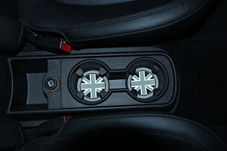 Wholesale price car style 6.5cm 7.2cm 7.7cm MINI portavasos silica gel  mat pad coasters  for car cup holders