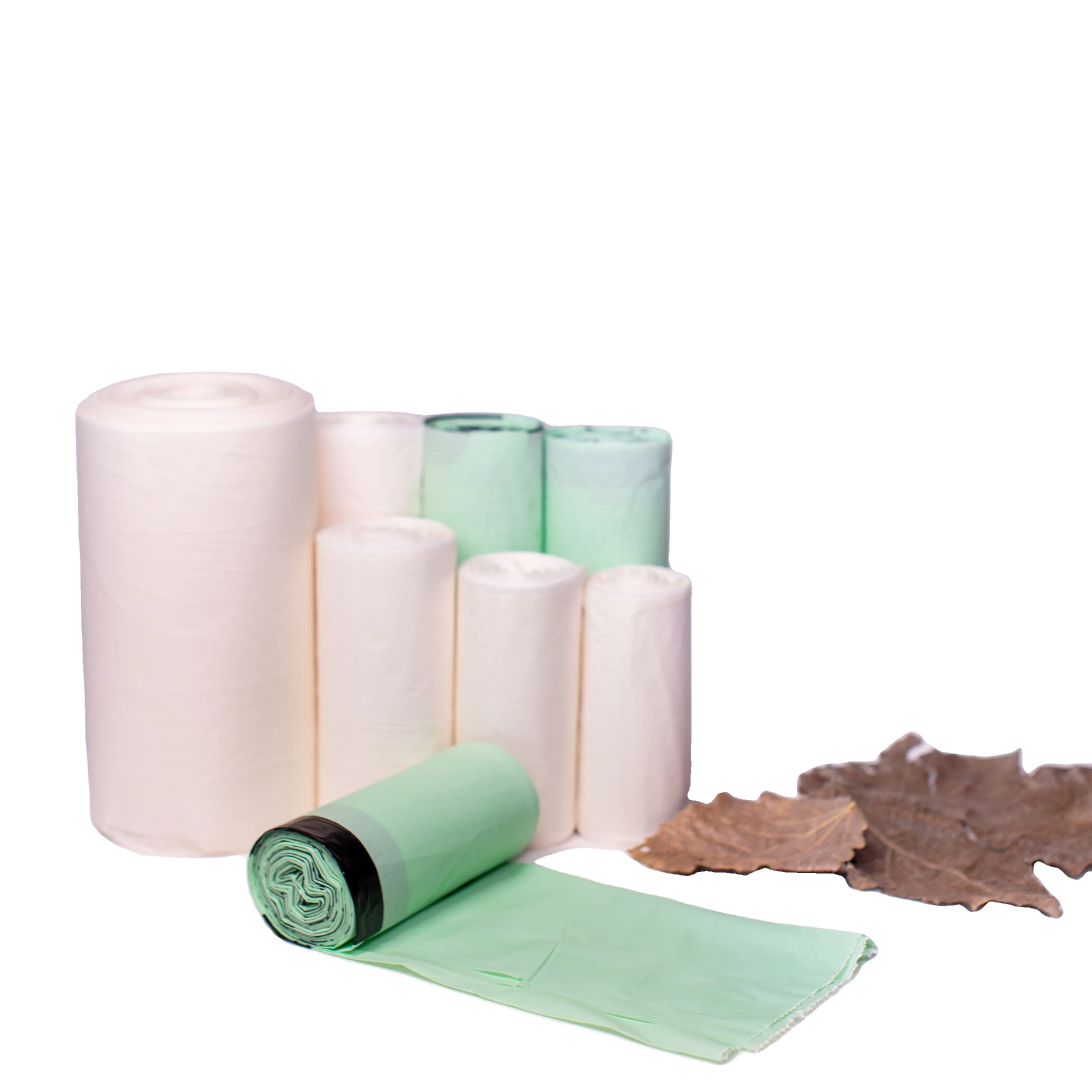 Wholesale Small Biodegradable Green Shipping Degradable Corn Starch Home Compostable Garbage Bag