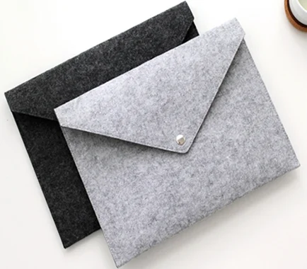 Simple Notebook Bag Tablet PC Case 5 MM Felt Ladies Computer Bag Fashion Felt Laptop Bag Receive