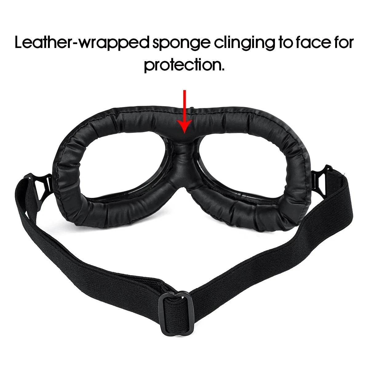 
Motorcycle Vintage Goggle Retro Eyewear Goggle Glasses Helmet Goggles Motrcross Scooter Bike Cycling Windproof 