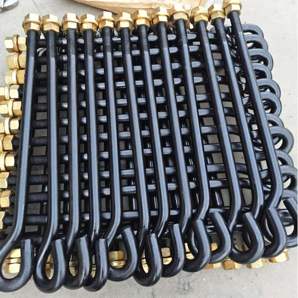 F1554 Grade 36 55 105 J Type Hook Bolt M20 Weight M27 M30 10mm A325 Grade 8.8 Foundation Anchor Bolts