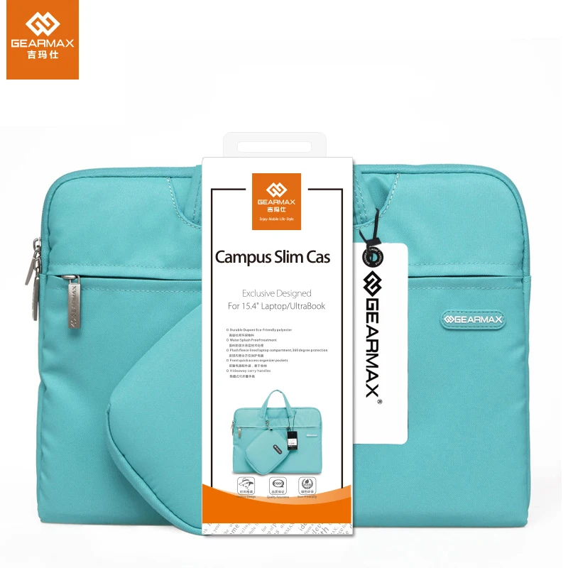 WiWU Gearmax Campus Slim Case  Waterproof Laptop Messenger Bag for Macbook with Small Case and Mousepad, Mulit-Color