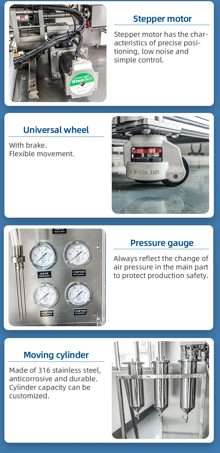 CYJX Automatic  Pearl Pattern Filling Machine For Cosmetics Products Pearl Pattern Filling Equipment For Skin Care and Cream Gel