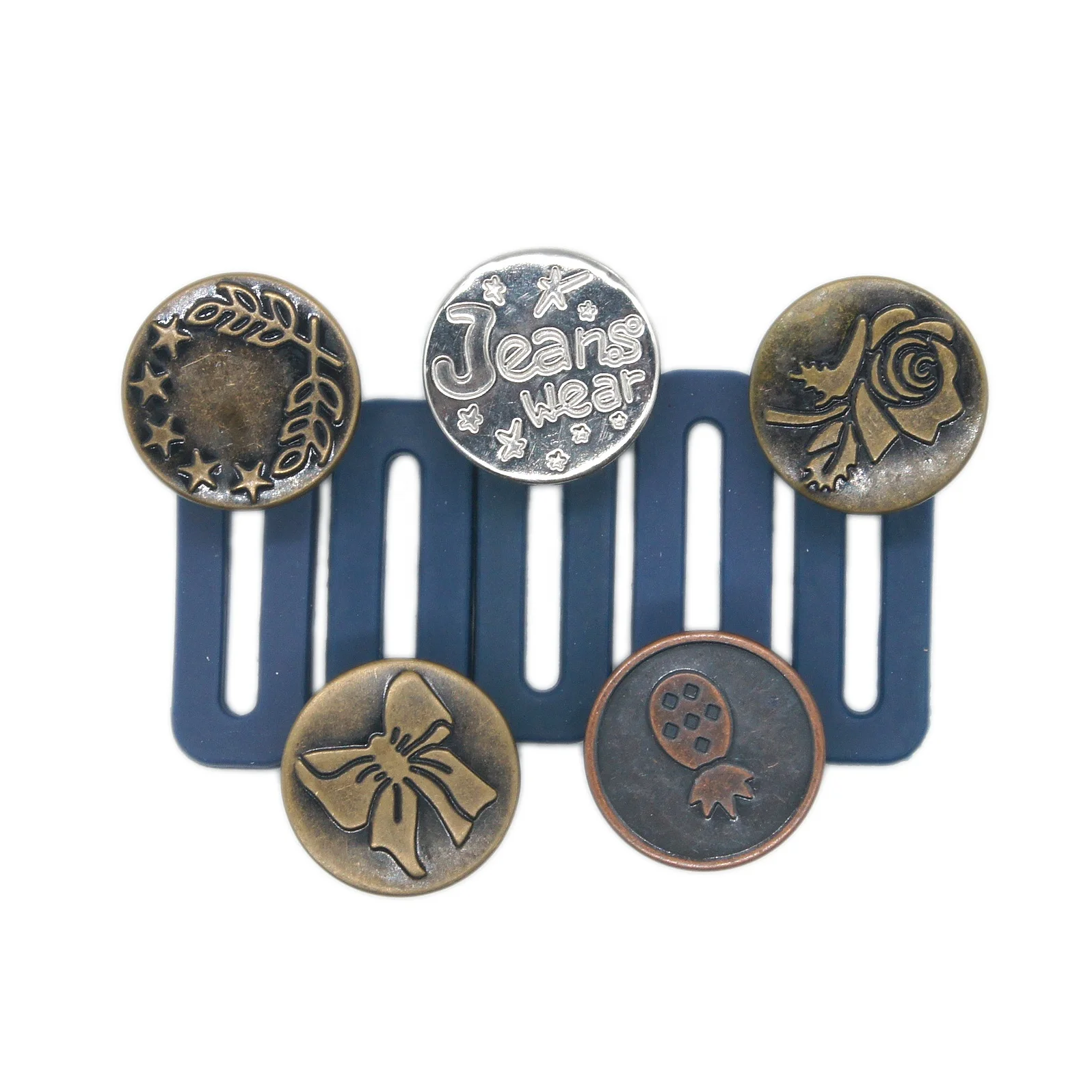 Extendable Rivets Denim Buttons Extended Adjustable Waist Jeans Buttons For Pants