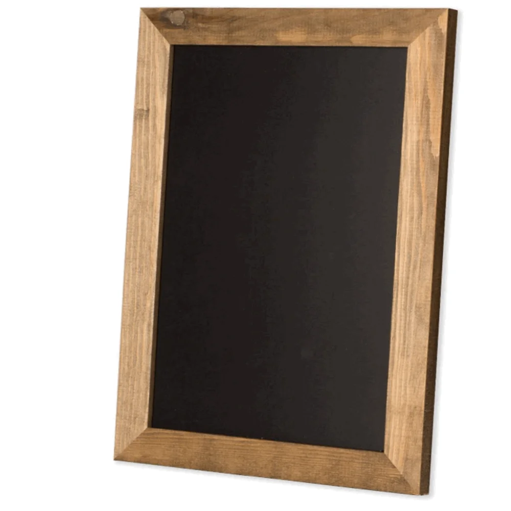 Mini wooden chalkboard with stand shelf