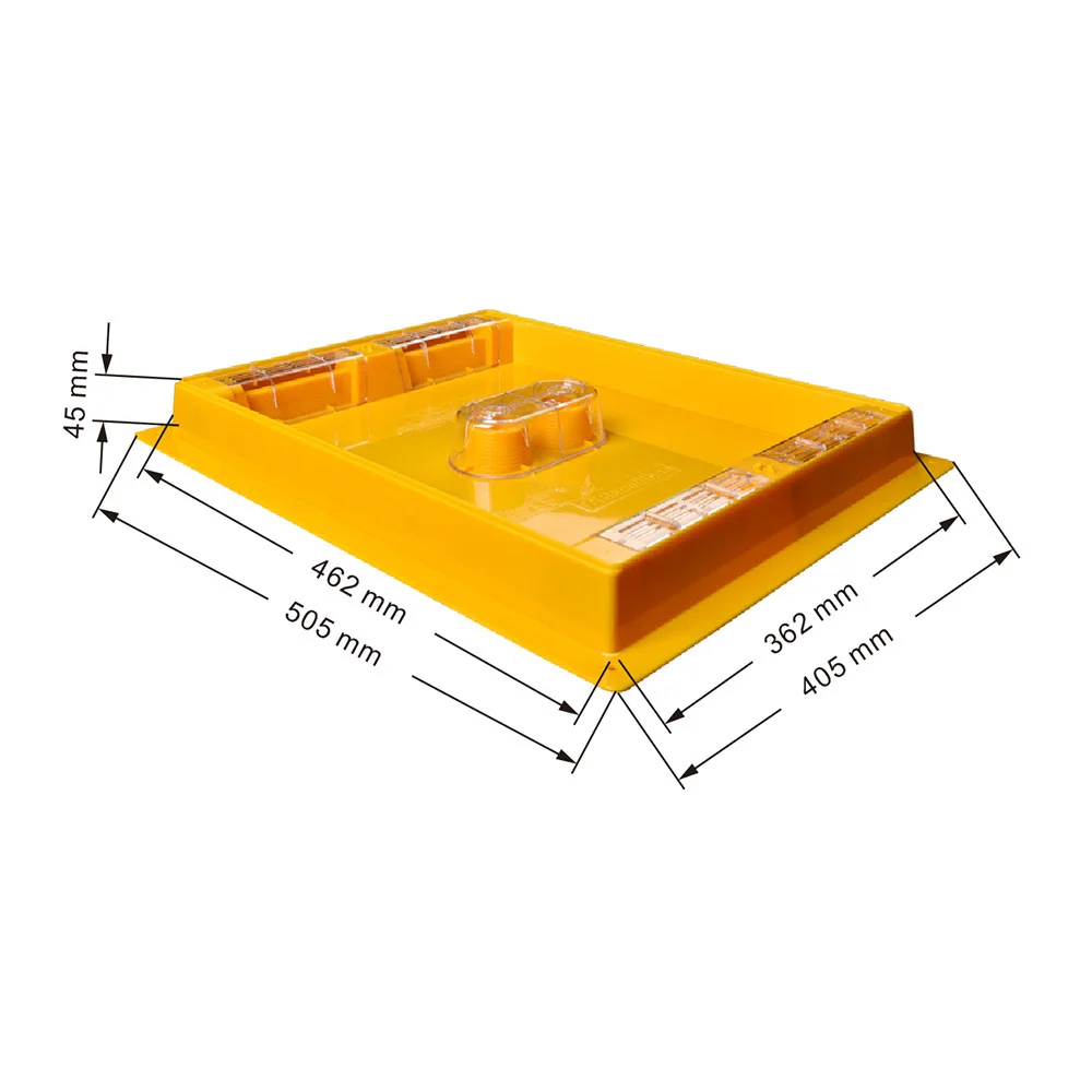 Upgraded Square Plastic Top Bee Feeder Suitable for Langstroth Hive 10 Frame Beekeeping Supplies Tool