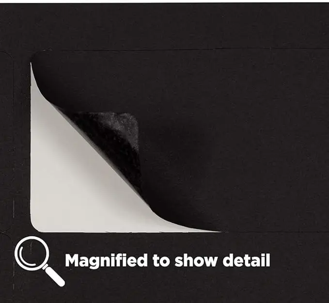 Printable A4  A3 Roll Black Sticker Paper Sheet Black Glossy Matt Paper Adhesive Adhesive Label For Package Label