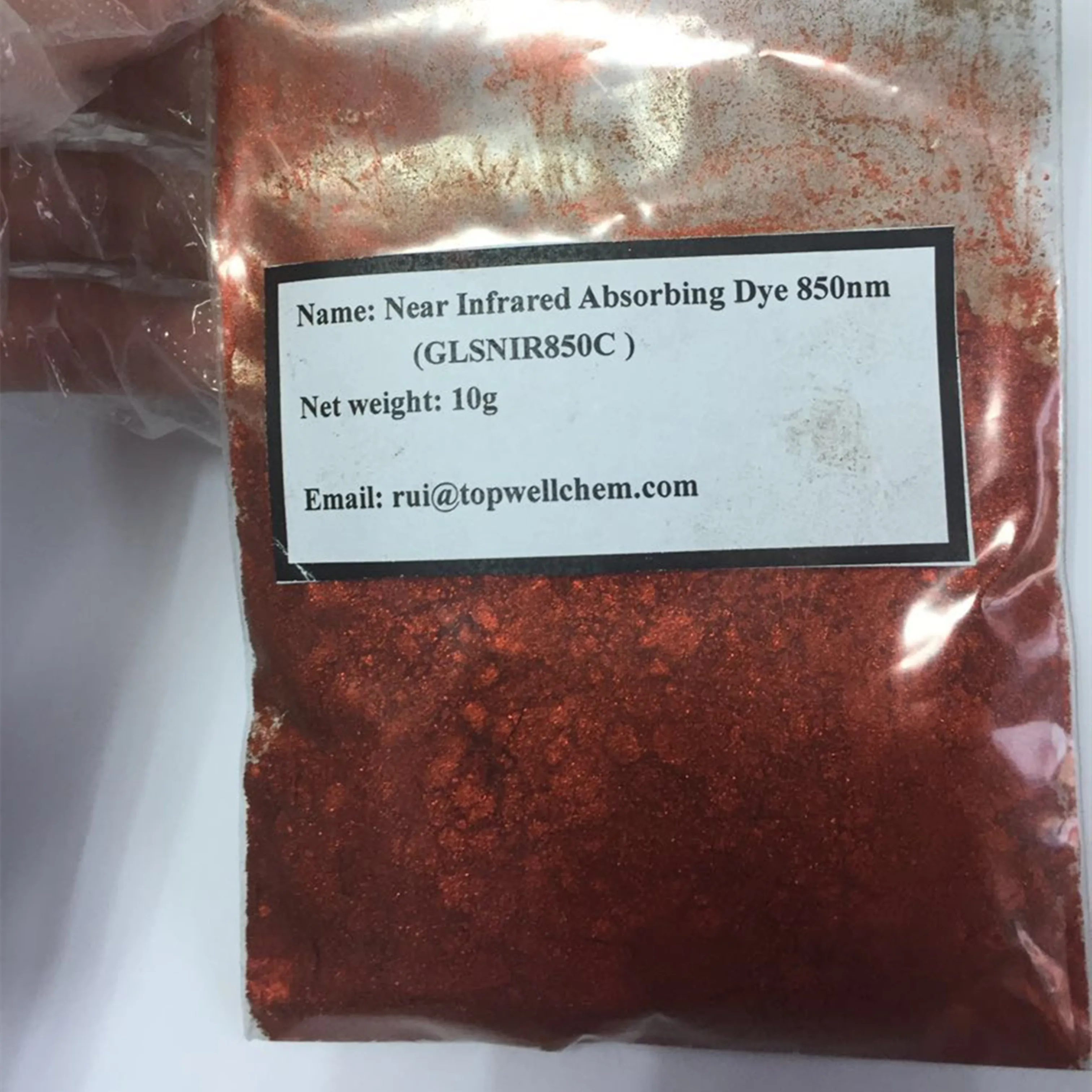 Инфракрасный поглотитель для оконной пленки, термостойкая ИК-краска и поглощение пигмента, 820нм 830нм 850нм 880нм 960нм 970нм 980нм
