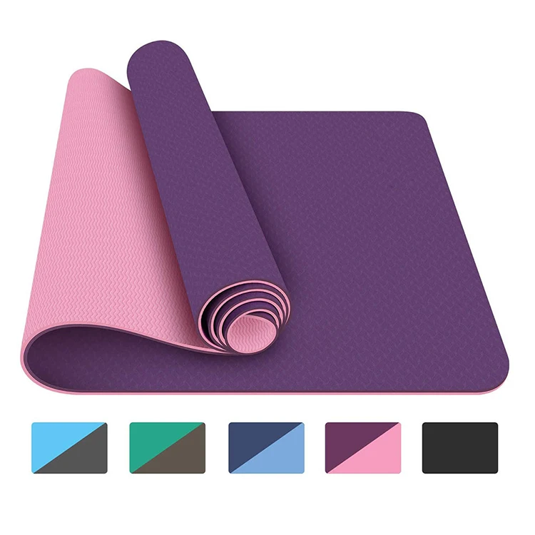 Wholesale New Products Custom Logo Printed POE Yoga Mat Eco Friendly Anti-slip Exercise Mat Fitness Equipment Supplier