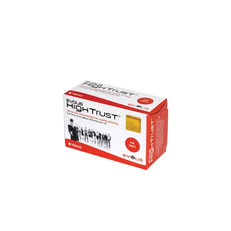 Оригинальное 300 изображение Evolis R3011C R3011, цветная лента YMCKO для Pebble3 Pebble4