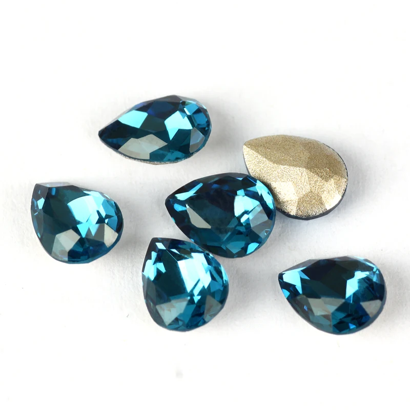 Rhinestone Glass Rhinestones Flatback Ss6 Machine Cut Crystal Glass Stones Womens Wholesale Glass Rhinestones Point Back