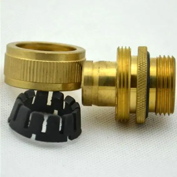 Custom made precision machining copper garden fitting coper male fitting