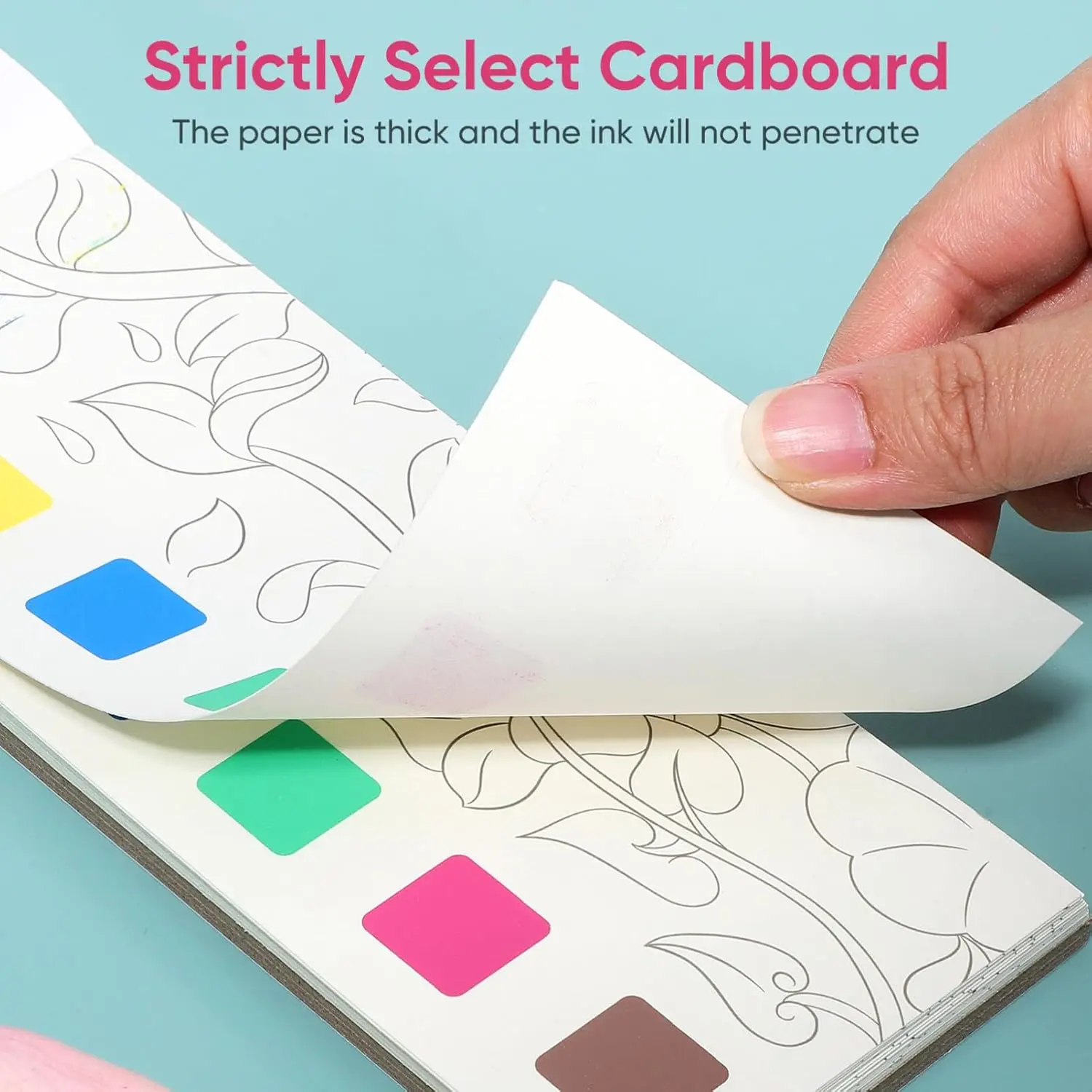 Art DIY Water Coloring Books Watercolor Painting Drawing Paper Pocket Watercolor Painting with Brush