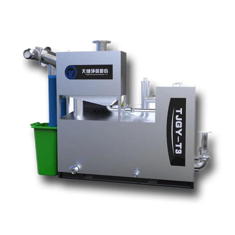 2024 good quality TJGY3 series digital control PLC Stainless Steel Kitchen restaurant oil water separator for hotel