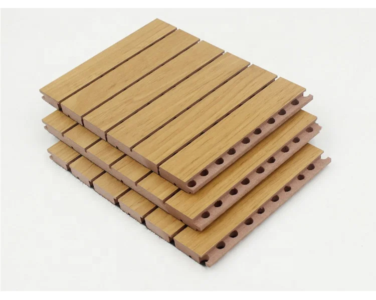 
Perforated MDF Soundproof Wooden Acoustic Panels 