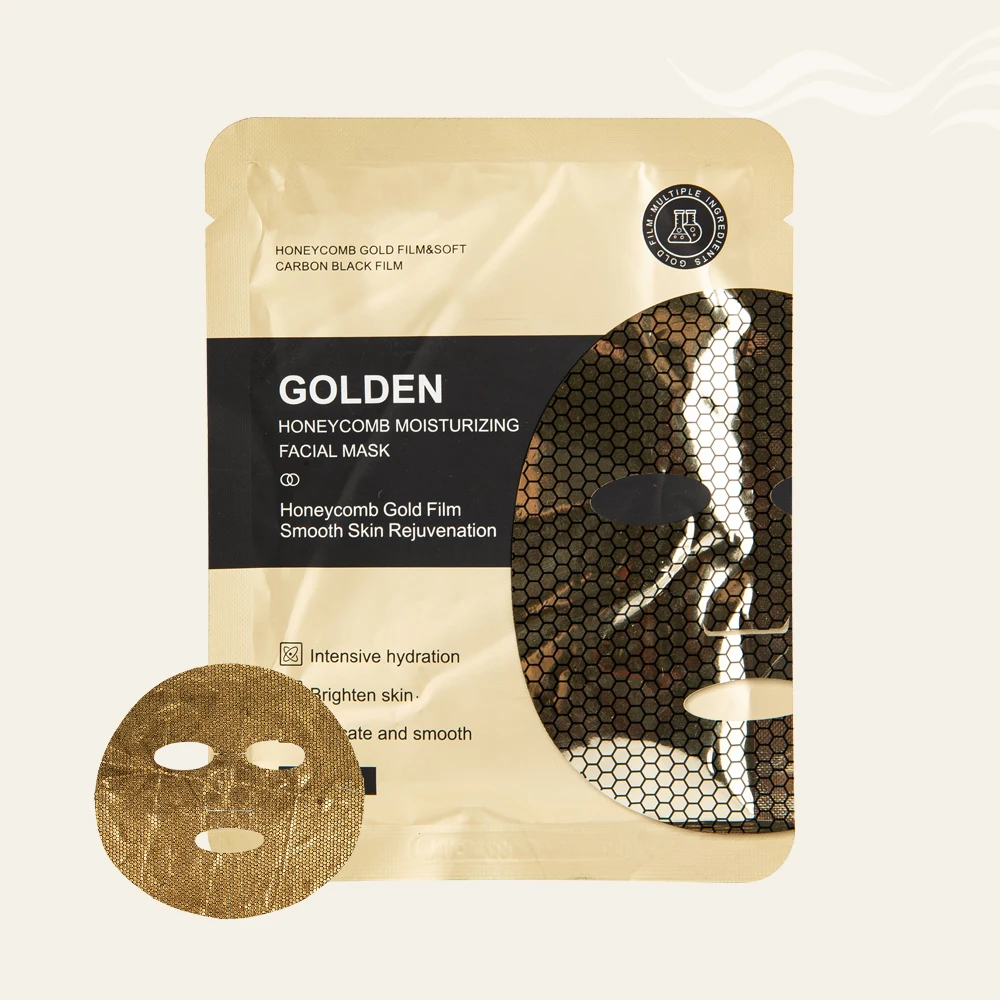 OEM Skin Plumping Hydration Camellia Seed Extract Nourishing Face Mask Softening Golden Honeycomb Deep Moisturizing Facial Mask