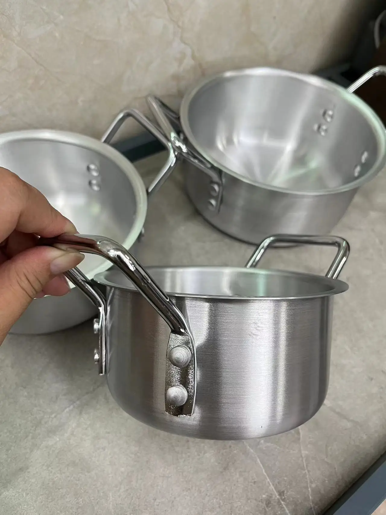 TIANKANG factory 14pcs aluminum cookware set kitchen ware pot set juego de ollas induction cooking soup pots casseroles