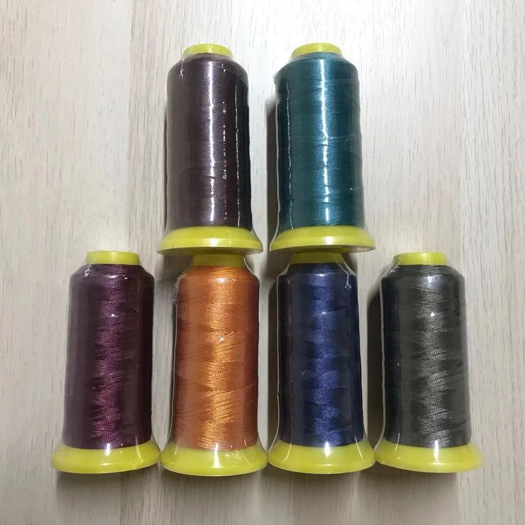 High Quality 210D/2 Dyed Color Nylon 6 Sewing Thread For Jeans