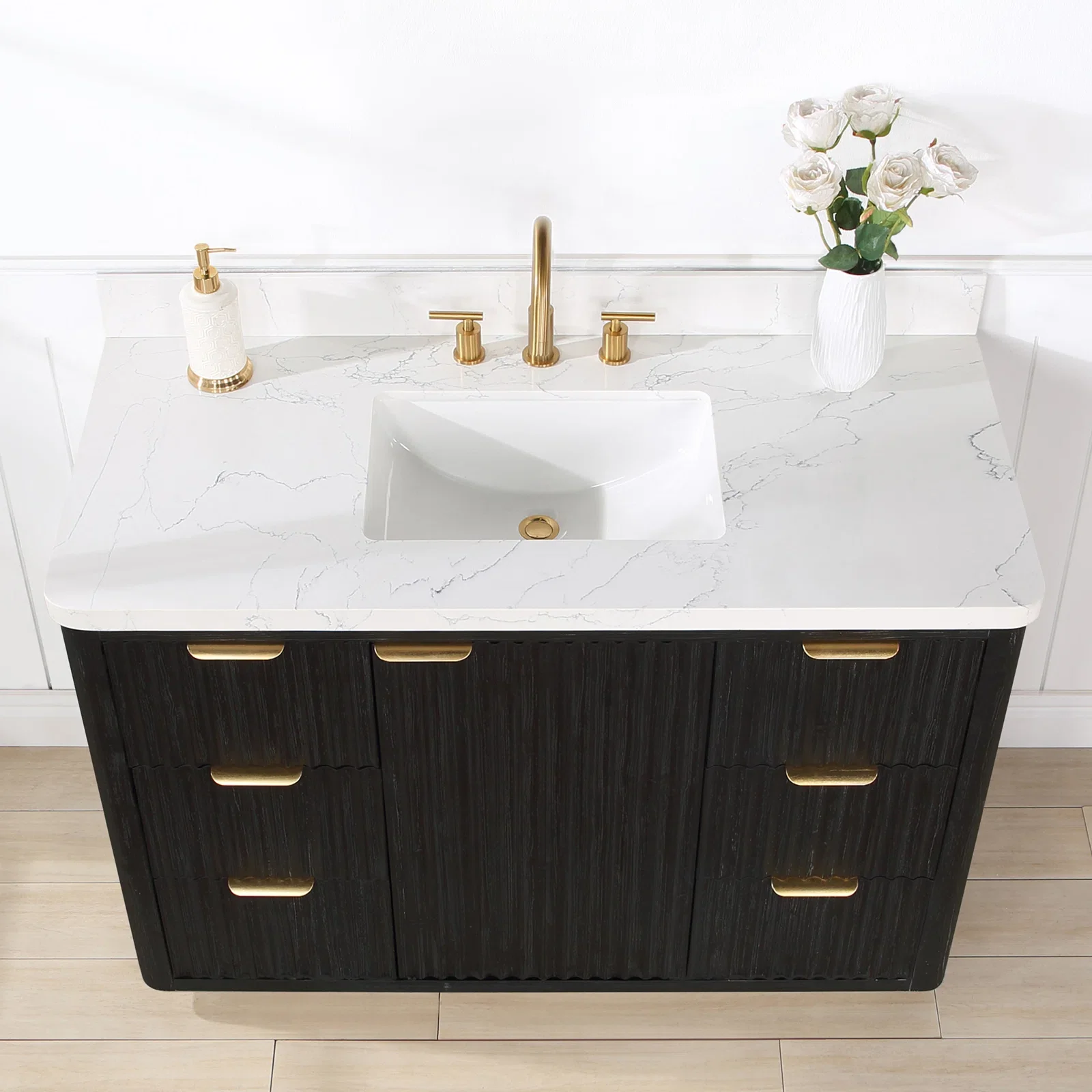 Vietnam Factory Homedee New style Bathroom Vanity Sets Hotel Bathroom Vanity Cabinets