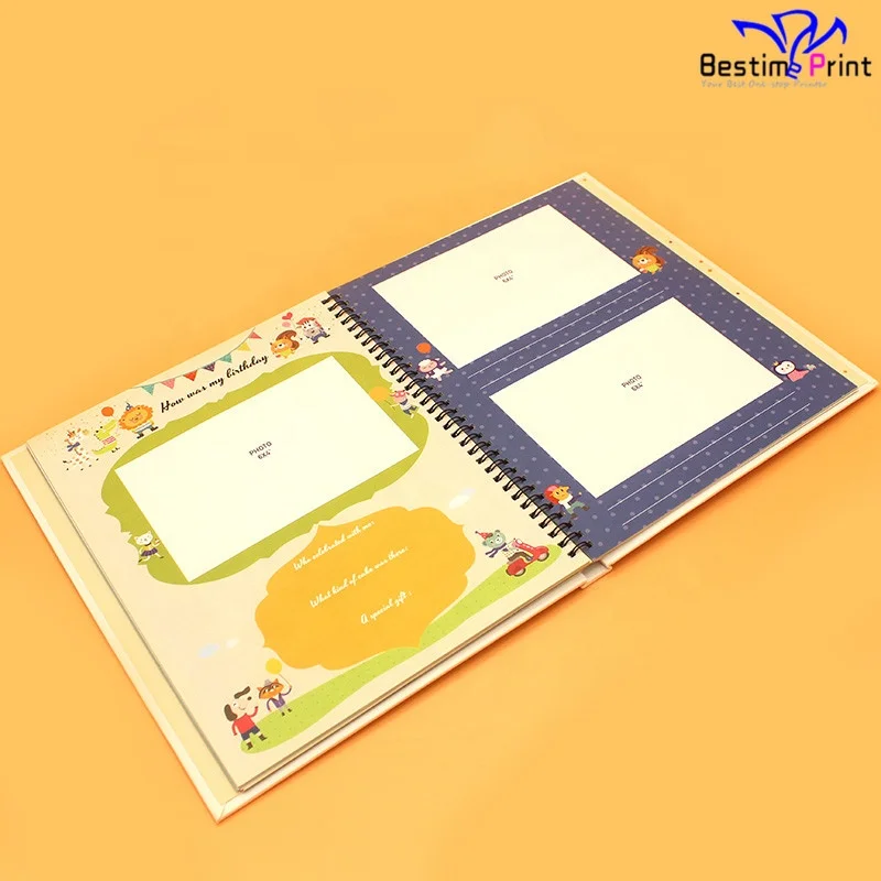 Wire-O Baby Memory Book Album First Year Baby Memory Book Custom Memory Book Baby