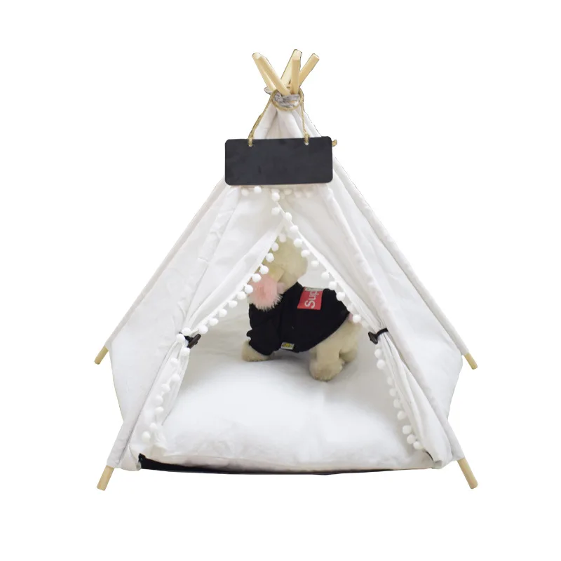 Manufacturer wholesale five sticks detachable portable stable teepee cat tent