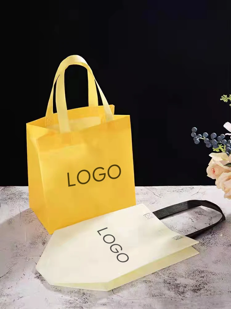 PP nonwoven cloth embossed flower design grocery shopping tote bags  floral printed non woven carry  bag