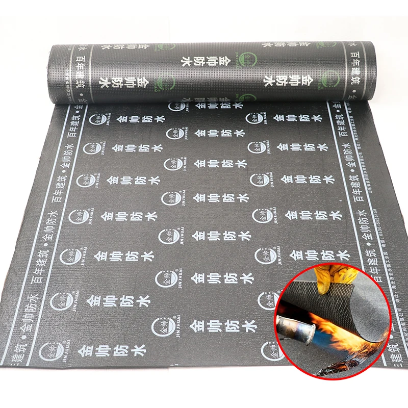 high tensile strength asphalt bituminous waterproof membrane