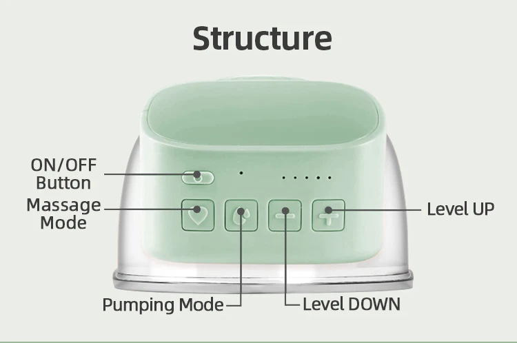 Mom Cozy Breast Pump Portable Wearable Milk Extractor De Lech Maternity Single Hands-free 180ml CE Wearable Electric Breast Pump