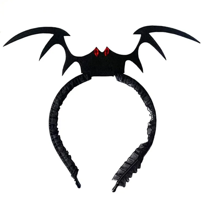 Wholesale Halloween Bat Wings Headbands Cosplay Spider Web Headbands Holiday Animal Accessories Headbands