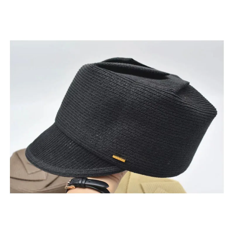 Spring/summer flat top folding top equestrian hat casual baseball cap sunshade hat