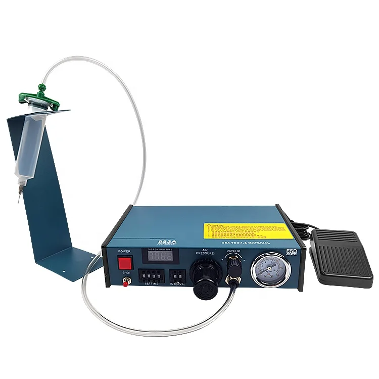 Высокоточный цифровой автоматический дозатор клея 983A Профессиональный капельницы