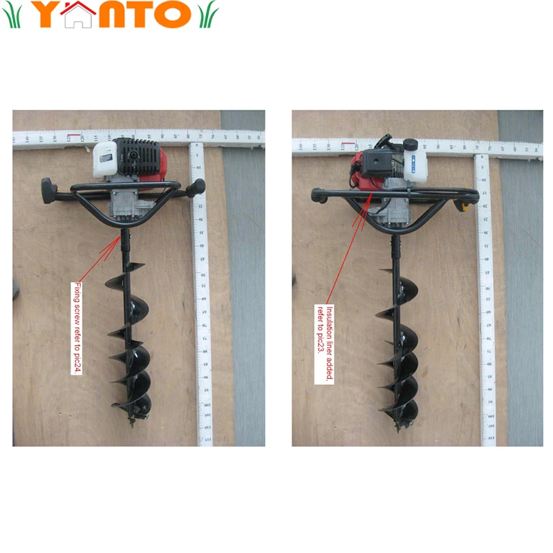 AG43 Gasoline Engine 43cc 4 Stroke Petrol Gas Earth Auger Post Hole Digger Power Ground Drill Digger Machine with CE