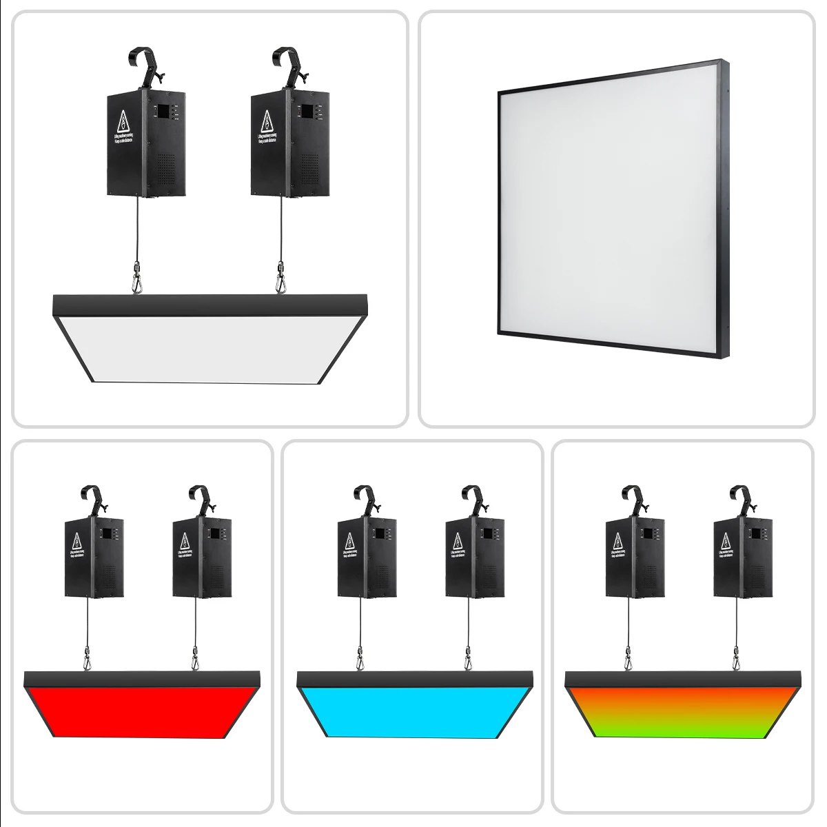 RGBW LED Kinetic Winch Panel DMX 512 Stage Light Matrix with DMX512 Control Mode for Stage Lighting
