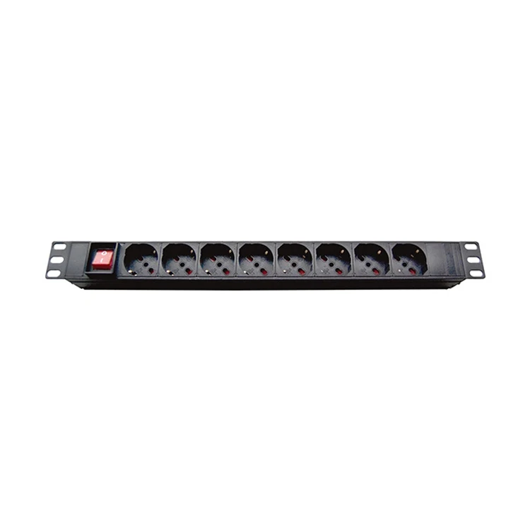 250v 8-ways cabinet power pdu italian rack socket