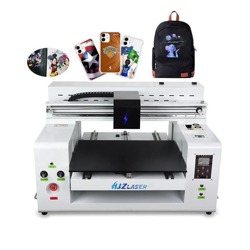 Phone Case Flatbed Uv Printer 9060 Glass Bottle Digital Uv Printing Uv 6090 Printer With 3 Heads Xp600 I3200