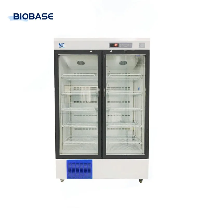 BIOBASE China refrigerators china medical 656L double doors large lab full size fridge for vaccines refrigerators