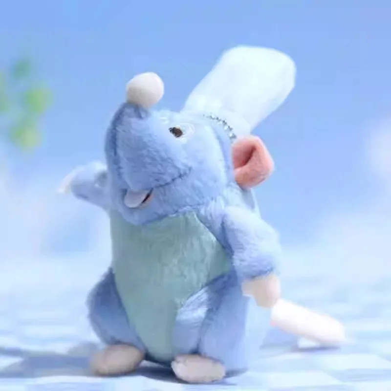 Japanese Cute Rat King Chef Cooking Doll Small Mouse Pendant Keychain Plush Toys for Girls and Bags