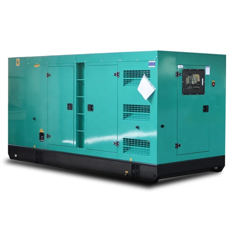 500kva Doosan super silent generator diesel 400kw soundproof electric generator 500 kva enclosed type genset