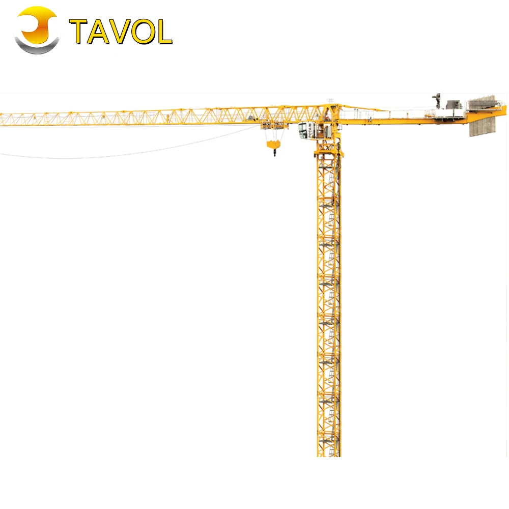 Construction Topless Building Flat Top Topkit Jib Luffing Self Erecting Tower Crane