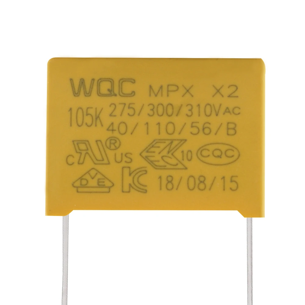 X2 Safety Film ac 1uf 275vac mkp Capacitor 105k 250v MPX Polypropylene Polyester Electrolytic Capacitors it Box Type 300v  mkph