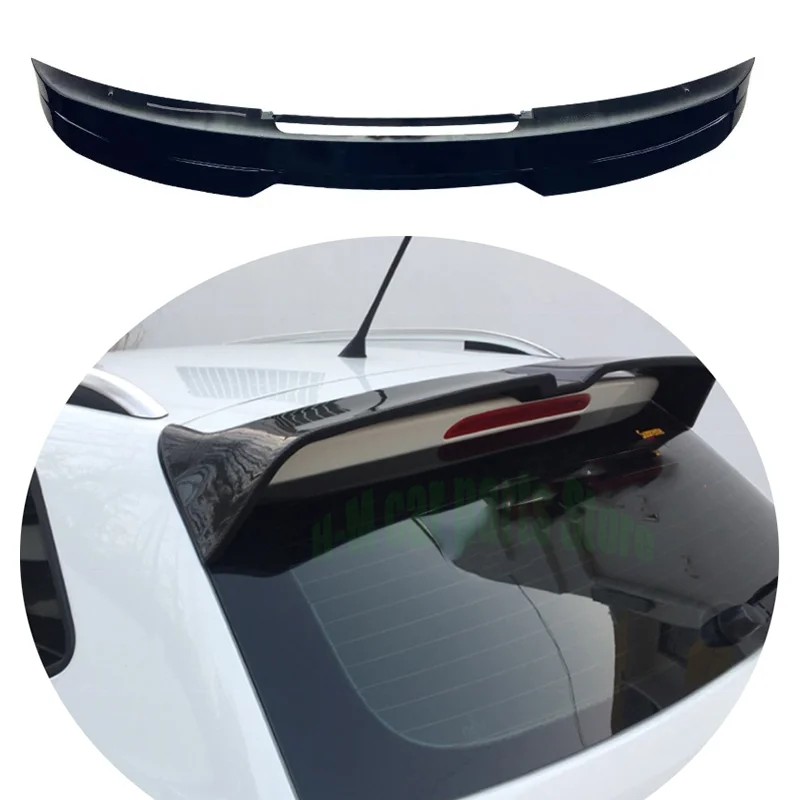 Спойлер на крышу для Volkswagen Oettinger Style Polo MK5 6R 6C 2011-2018 ABS пластиковый задний спойлер Aleron Plus 19-21 крыло