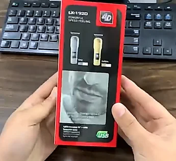 Машинка для стрижки волос аккумуляторная с зарядкой от USB и светодиодной