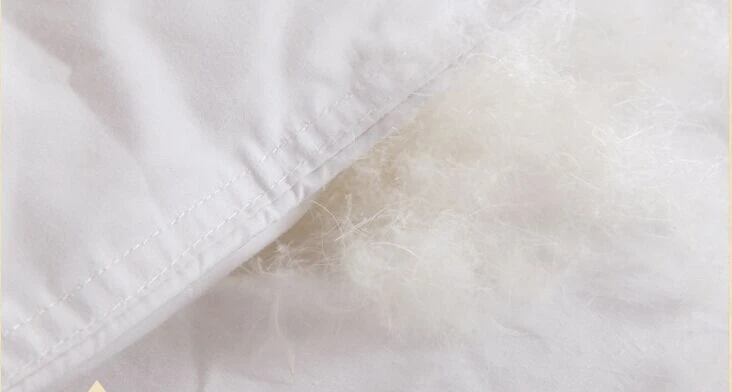 
Duvet and Pillow Filling material Washed White Duck Feather 2-4cm 