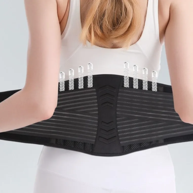 Adjustable working waist back brace lumbar support belt with Good Product Quality