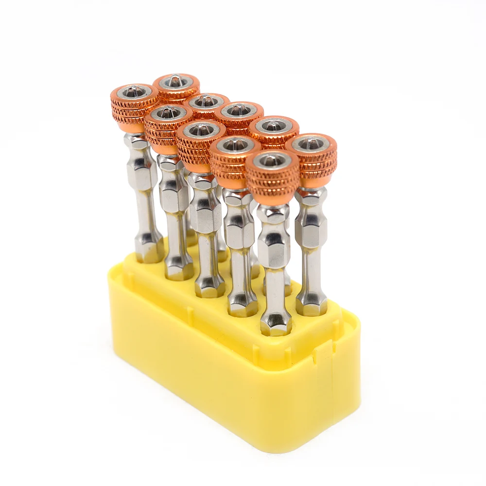 Screwdriver Bit With Magnetic Collar Cross Batch Screwdriver Bits Set For Cordless Replace Bit Elastic Batch Nozzle