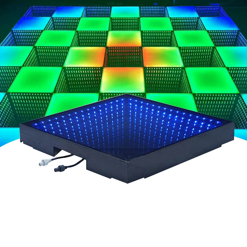 Зеркальные 3d матовые rgb панели Бесконечность интерактивный